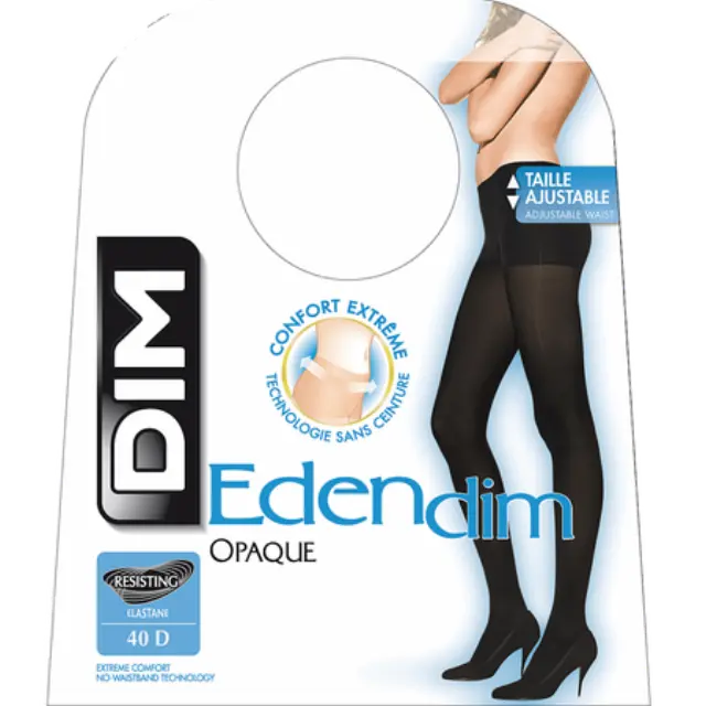 Dim Καλσόν Edendim Με Μαλακή Μέση Μαύρο 40 denier - 2