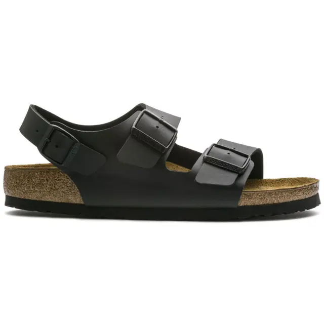 Birkenstock Πέδιλα Unisex Birko-Flor(ανθεκτικό υλικό της Birkenstock-επιτρέπει την επαφή με το νερό) Μαύρο BIR/MILANO 034793 BLACK - 46