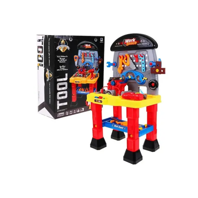 Bohui Toys Παιδικός Πάγκος Εργαλείων με Ρεαλιστικά Εργαλεία 3+ 3801005602780