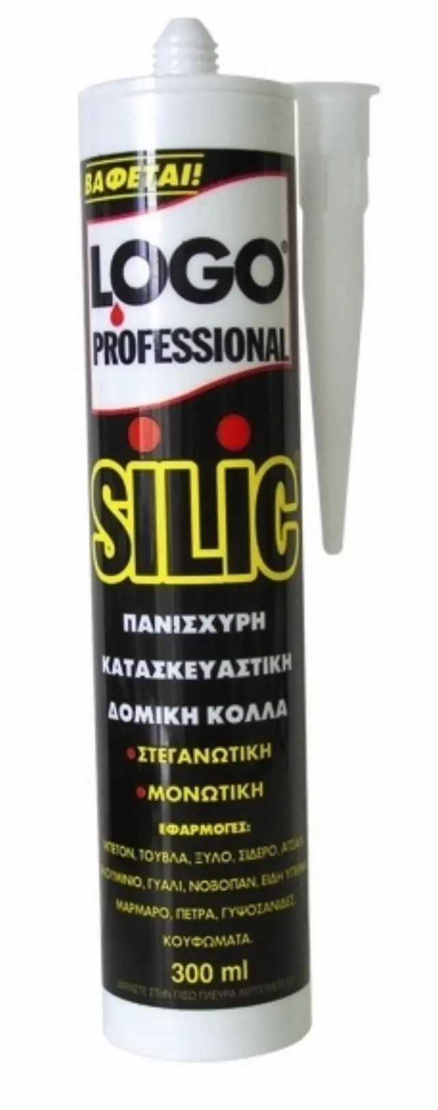 Silic Σιλικόνη Φύσιγγα Πιστολιού Λευκή 300ml