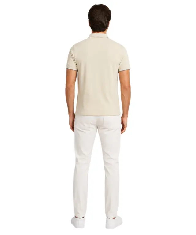 Norway Nautical School - Ανδρικό Polo Κοντομάνικο 838862-BEIGE Μπεζ 2