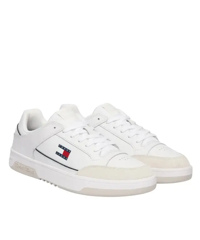 Tommy Hilfiger - Ανδρικά Sneakers Tjm Cupsole Leather EM0EM01660-YBS Λευκό 3