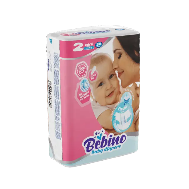 Bebino Monthly Pack παιδικες πανες mini no2 3-6 kg 190 τμχ 3