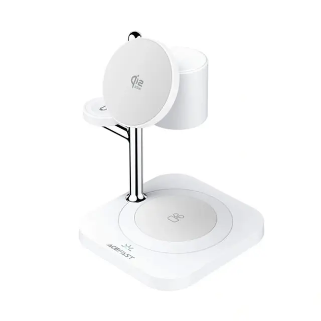 Acefast Ασύρματη Βάση Φόρτισης E39 4in1 Qi2.2 25W White