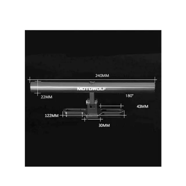 Motowolf Motowolf Μπάρα για Βάση Κινητού Μοτοσυκλέτας MDL 3513 3