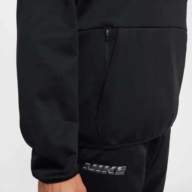 Nike Therma-FIT Hoodie (FZ1060-010) - Μαύρο - S 2