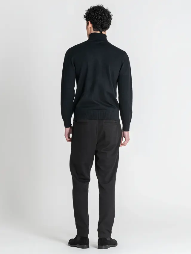 Gianni Kavanagh Ανδρικό SOFT Πλεκτό Ζιβάγκο – Black - XL 3