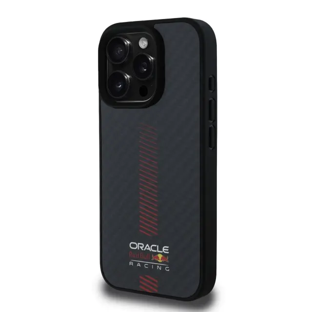 Red Bull Carbon Powerbar MagSafe Case for iPhone 16 Pro Max Black 2