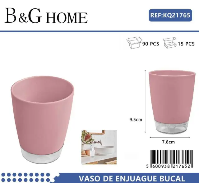 Θήκες οδοντόβουρτσας πλαστικές σε σετ 5Χ - Pink - 21765 2