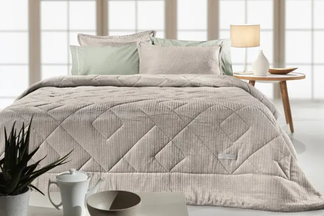 ΚΟΥΒΕΡΤΟΠΑΠΛΩΜΑ ΜΟΝΟ(160x220) INTIMA NATURAL GUY LAROCHE