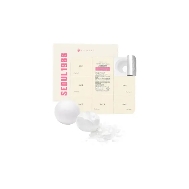 K-Secret Seoul 1988 Boosting Ball Collagen 100% Υδρολυμένο Κολλαγόνο για Σφριγηλή και Ενυδατωμένη Επιδερμίδα 7 κάψουλες * 35mg
