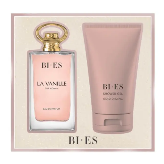 BI-ES Vanille Γυναικείο Σετ Δώρου 2τμχ: Eau de Parfum 90ml + Shower Gel 150ml