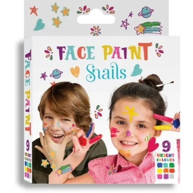 Snails Face Paint Βαφές Προσώπου σε 9 Φωτεινά Χρώματα