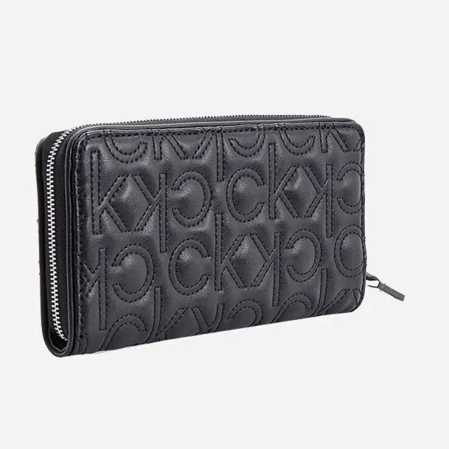 Calvin Klein - Γυναικείο Πορτοφόλι Re-Lock Z/A LG Quilt K60K608607-BAX Μαύρο 2
