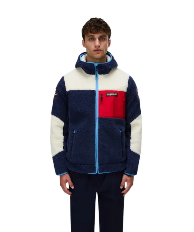 Napapijri - Ανδρική Ζακέτα Fleece Yupik FZ5 Regular Fit NP0A8AZU-M6E Πολύχρωμο - M 2