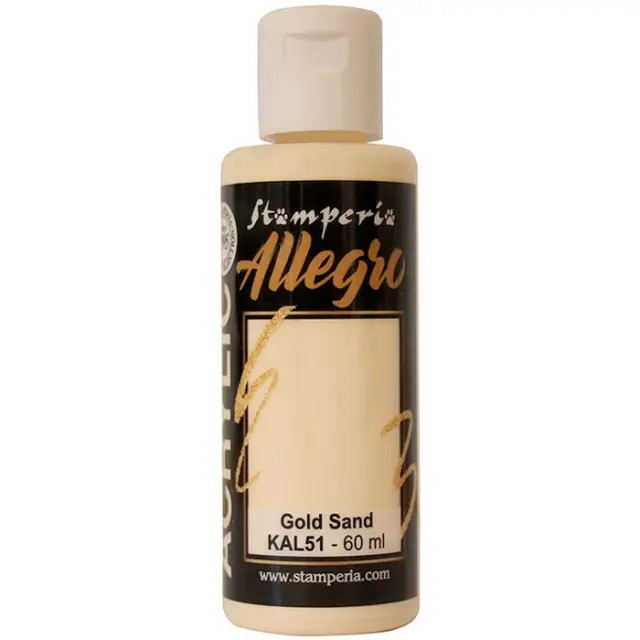 Χρώμα ακρυλικό Allegro 59ml, Gold sand