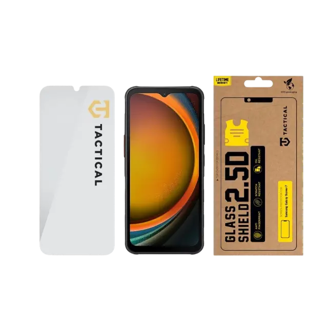 Tactical Glass Shield 2.5D for Samsung Galaxy Xcover 7 Clear 3