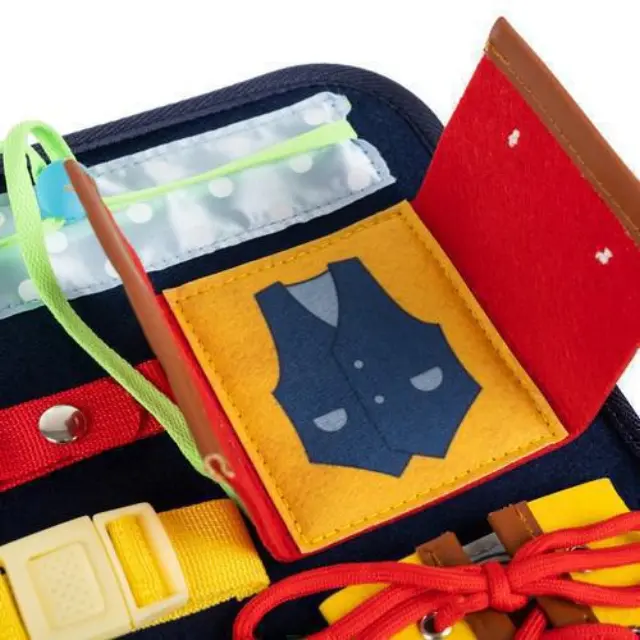 Εκπαιδευτικό Παιχνίδι Montessori Ταμπλό Δραστηριοτήτων για 12+ Μηνών 3