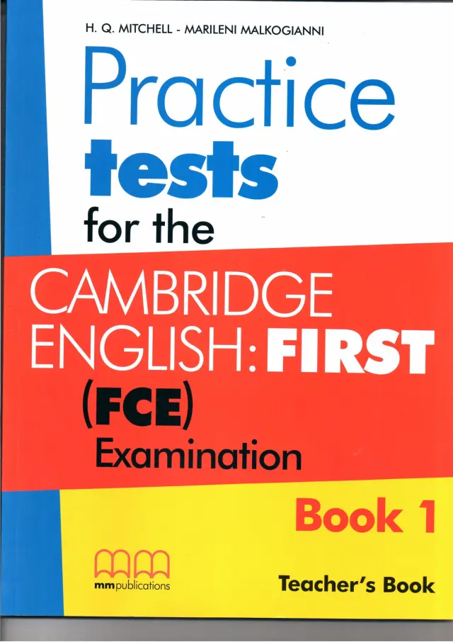 CAMBRIDGE ENGLISH FIRST PRACTICE TESTS 1 TCHR S (+ GLOSSARY)