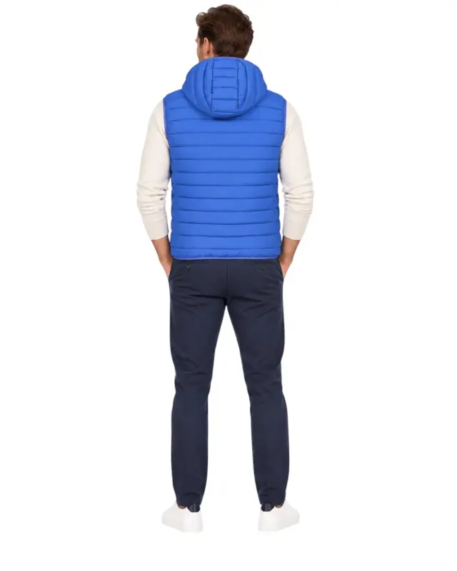 Accademia Militare - Ανδρικό Αμάνικο Μπουφάν W6S727-5682-040 Μπλε Ρουαγιάλ 3