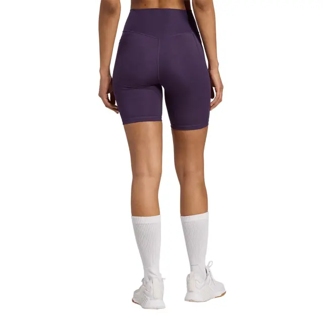 adidas Performance Women's Optime Essentials Stash Pocket 7inch Bike Shorts Μωβ JW7656 (adidas Performance) - XSmall 2