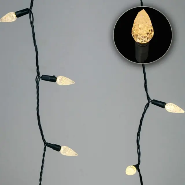 Διαμαντάκι Σε Σειρά 100 Led Με Πρόγραμμα & Dimmer