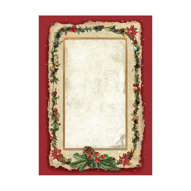 Σετ 8 ριζόχαρτα ντεκουπάζ Stamperia 10.5×14.8cm, Backgrounds, Classic Christmas 3