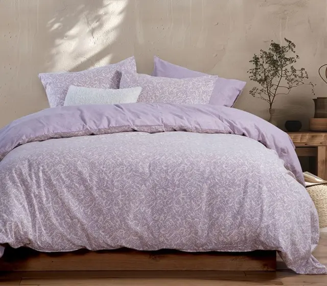 ΣΕΤ ΣΕΝΤΟΝΙΑ ΦΑΝΕΛΕΝΙΑ ΜΟΝΑ SORIAL 160X260 NEF-NEF HOMEWARE MAUVE