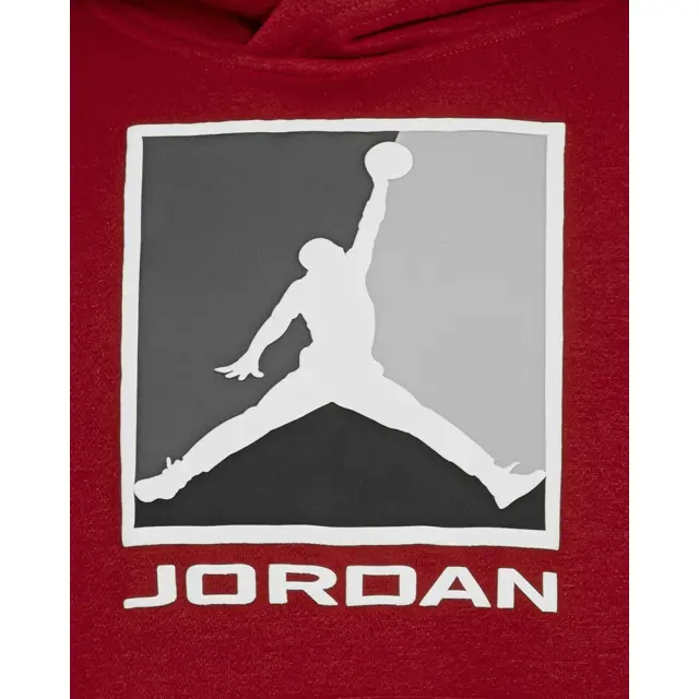 Jordan Essentials Baseline Fleece ΠΑΙΔΙΚΗ ΜΠΛΟΥΖΑ (95F083-R78) - Κόκκινο 3