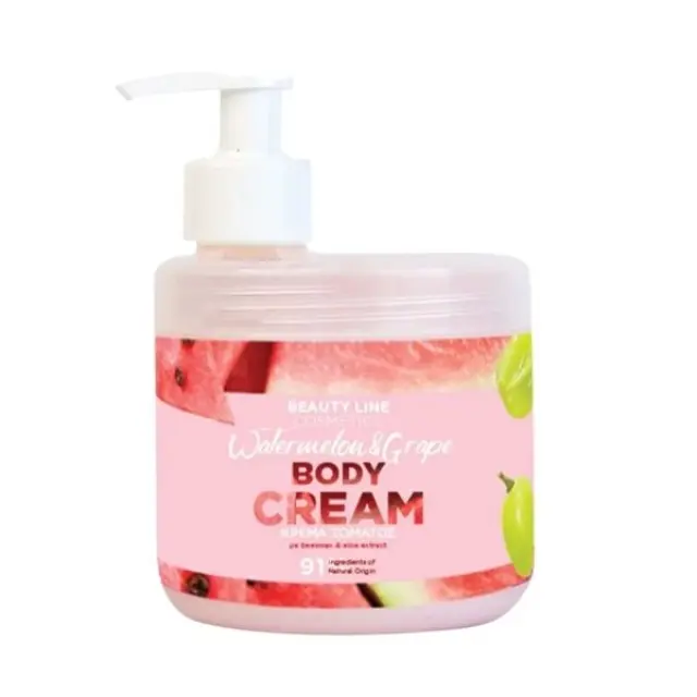Beauty Line Κρέμα Σώματος Watermelon-Grape Scent 500ml