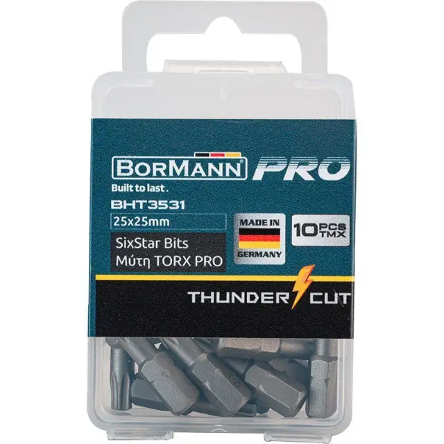 Bormann Pro BHT3531 – Μύτη Torx Pro 25x25mm 10τεμ (045113)