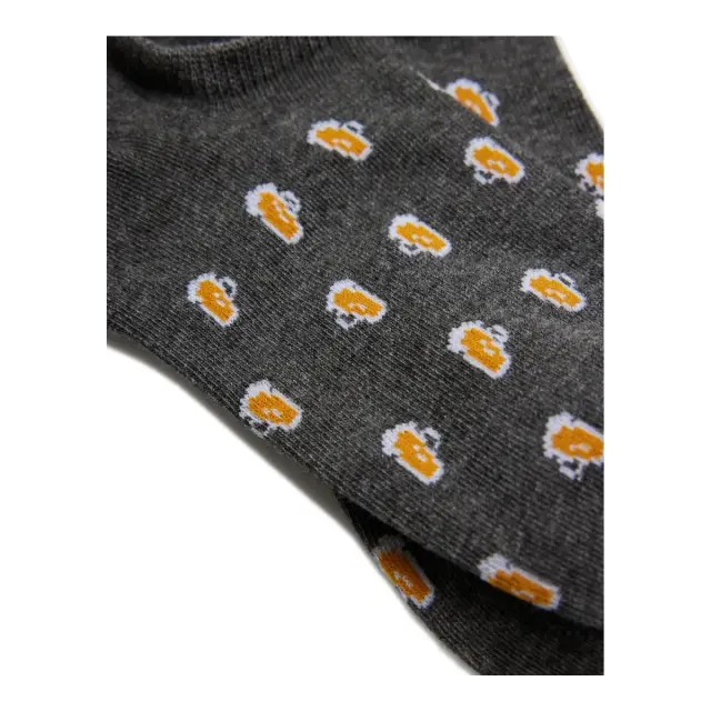 Ysabel Mora Ανδρικές Κάλτσες Σοσόνια Sockarats Beer, Χρώμα Ανθρακί - ONESIZE 2