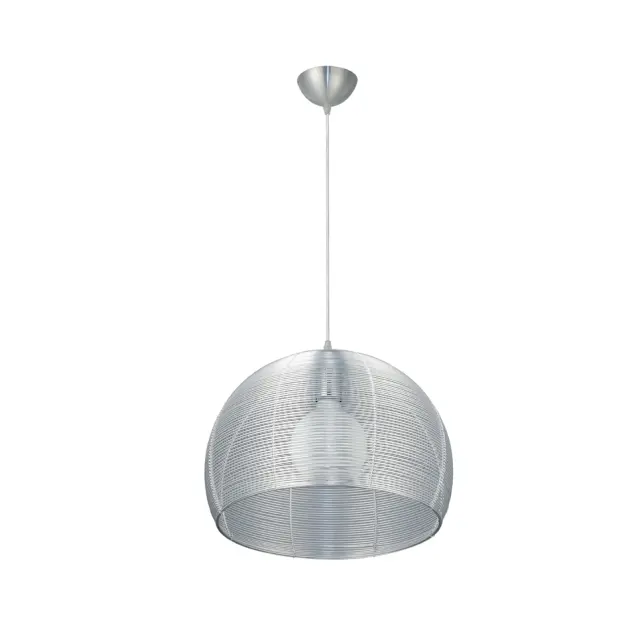 AcaLights ΚΡΕΜΑΣΤΟ 1Χ100W ΠΛΕΓΜΑ Ε27 ZINC