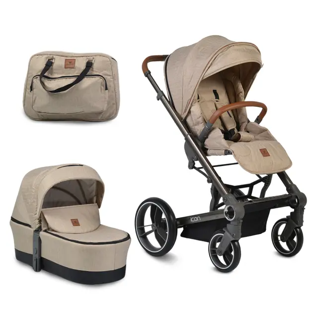 CANGAROO - Baby stroller Icon beige - 3800146234997