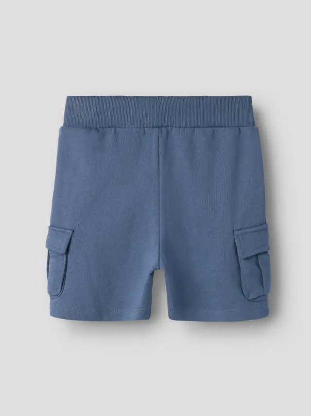 Name It Σορτς αγορίστικο πλεκτό Μπλε NMMOLI SWEAT SHORTS UNB NOOS - 13240417 3