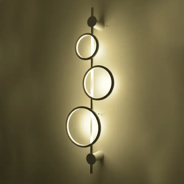 ΕΠΙΤΟΙΧΙΟ ΦΩΤΙΣΤΙΚΟ LED ACA KY011BFCBK RINGY ΑΜΜΩΔΕΣ ΜΑΥΡΟ ΑΛΟΥΜΙΝΙΟ + ΣΙΛΙΚΟΝΗ 25W 2800K-3200K-4000K 1200LM IP20 200X250X300MM / KY011BFCBK 3