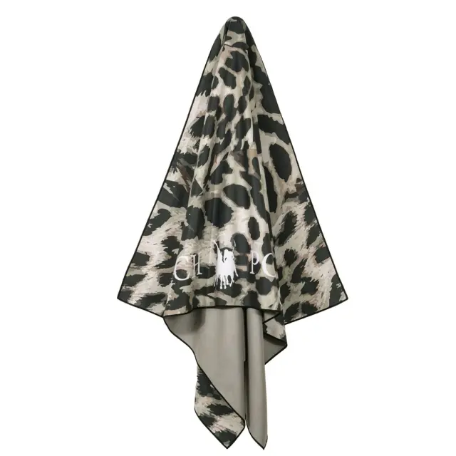 Πετσέτα Θαλάσσης 80x170 Greenwich Polo Club Micro Prints 5205 Taupe-Black 100% Microfiber 2