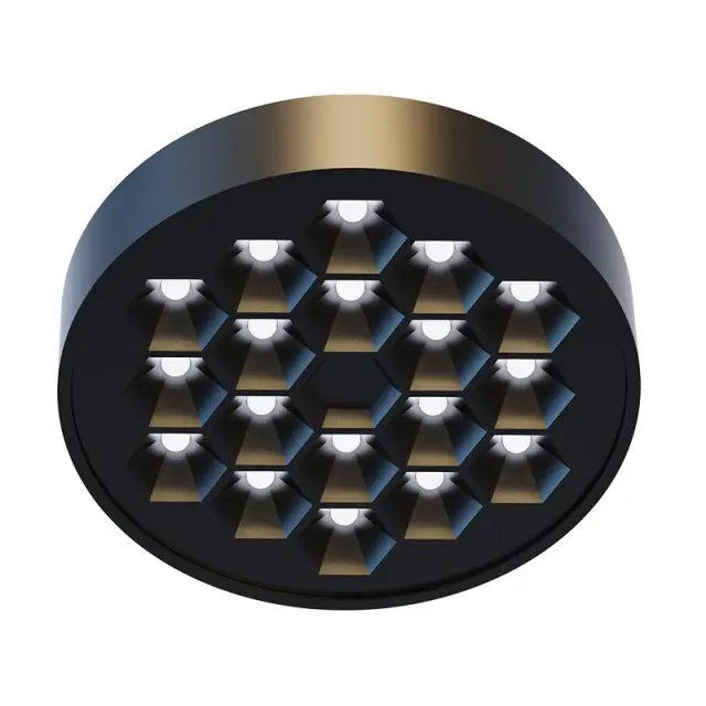 ΜΙΝΙ ΜΑΥΡΟ ΜΑΓΝΗΤΙΚΟ ΣΠΟΤ 24V DC 10W 3000K 620LM 50° Ra90 5YRS Φ97*32ΜΜ / TREYE1030B 2