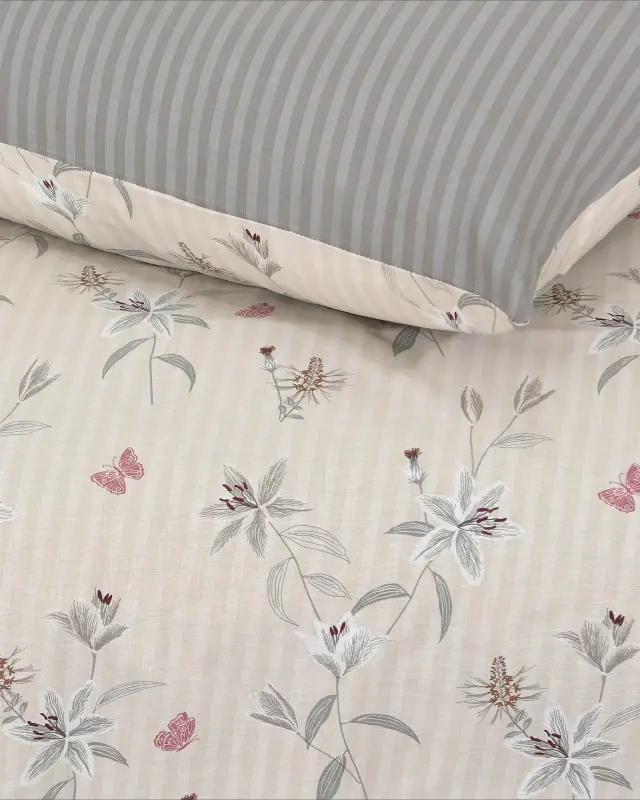 Σετ Σεντόνια 100x200+30 Μονά Kocoon Victoria Beige 100% βαμβακερόΜε Λάστιχο 2