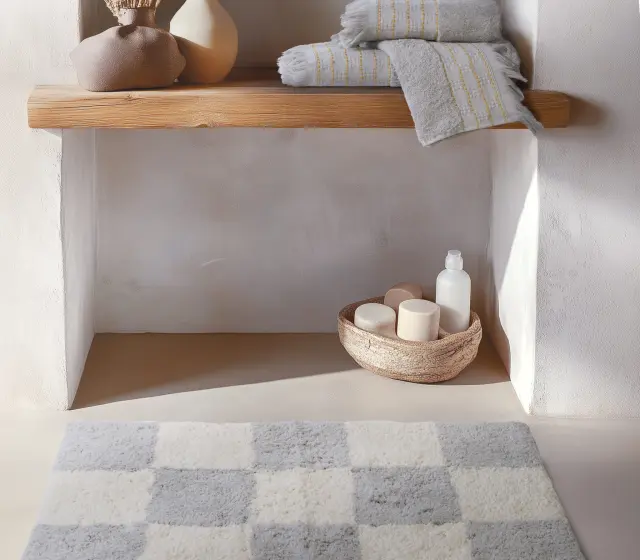 ΧΑΛΑΚΙ ΜΠΑΝΙΟΥ CHESS 50X80 NEF-NEF HOMEWARE ECRU