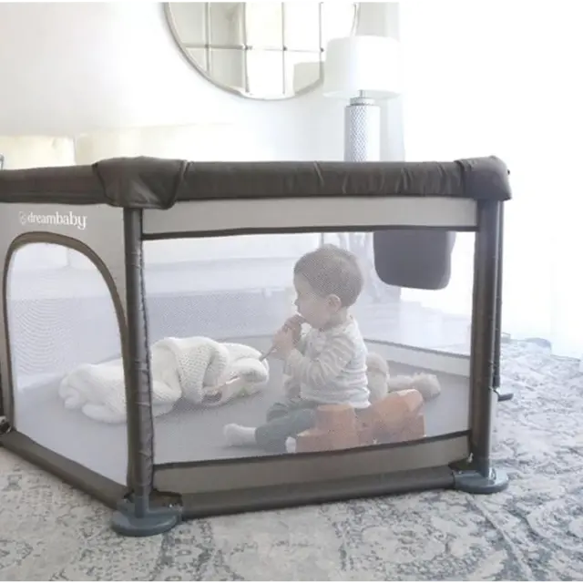Πάρκο DreamBaby Υφασμάτινο Εξάγωνο Taupe BR79496 3