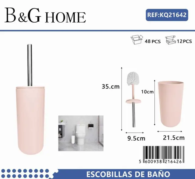 Βουρτσάκι τουαλέτας - Πιγκάλ - Light Pink - 21642 2