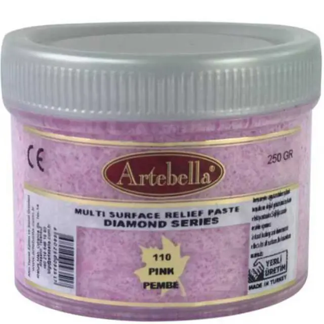 Artebella Πάστα Relief Diamond Series 110 Pink - 250gr