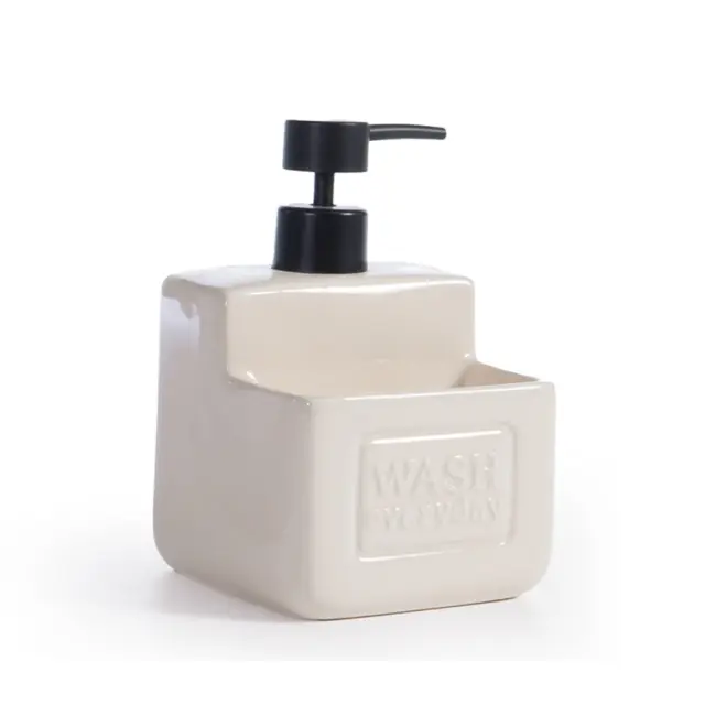 Nef-Nef Homeware Δοχείο Κρεμοσάπουνου Ceramic Clean Grey 3