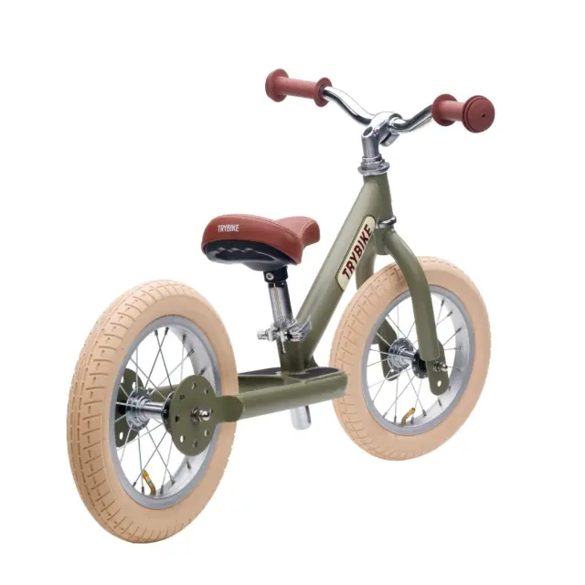 Trybike Ποδήλατο Ισορροπίας Πράσινο Ματ (15+ μηνών) TBS-2-GRN-M-VIN 2