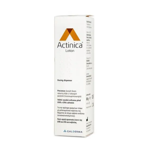 Actinica Αντηλιακή Λοσιόν με SPF50+ για Προστασία & Πρόληψη της Αναπτύξης Καρκίνου του Δέρματος σε Ομάδες Υψηλού Κινδύνου 80g 2