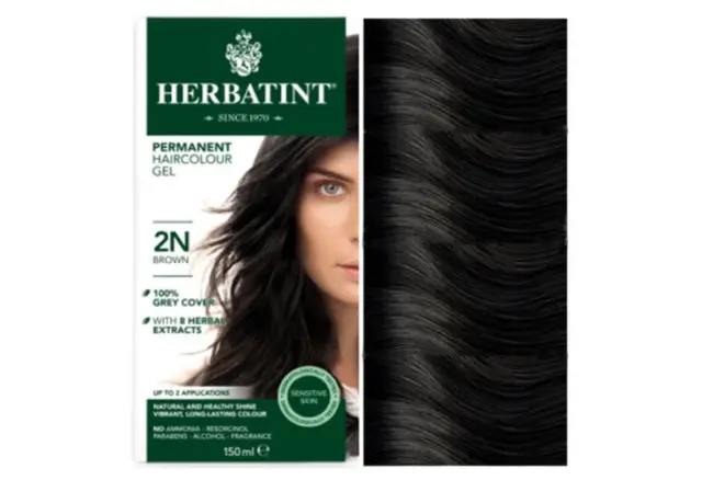 Herbatint Permanent Haircolor Gel 2N Μαύρο Καστανό, 150ml