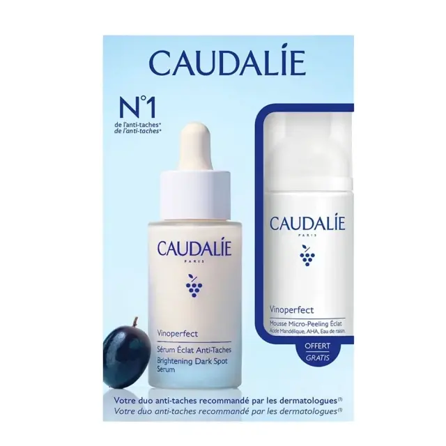 Caudalie Duo Κατά των Κηλίδων με Vinoperfect Brightening Dark Spot Serum 30ml + ΔΩΡΟ Brightening Micropeel Αφρός 50ml