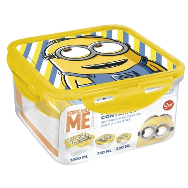Stor Minions σκεύη φύλαξης φαγητού 3 τεμ. 89869