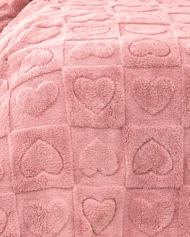 Nima Kids Κουβέρτα Μονή 160x220 - Amoria Pink Ροζ 2